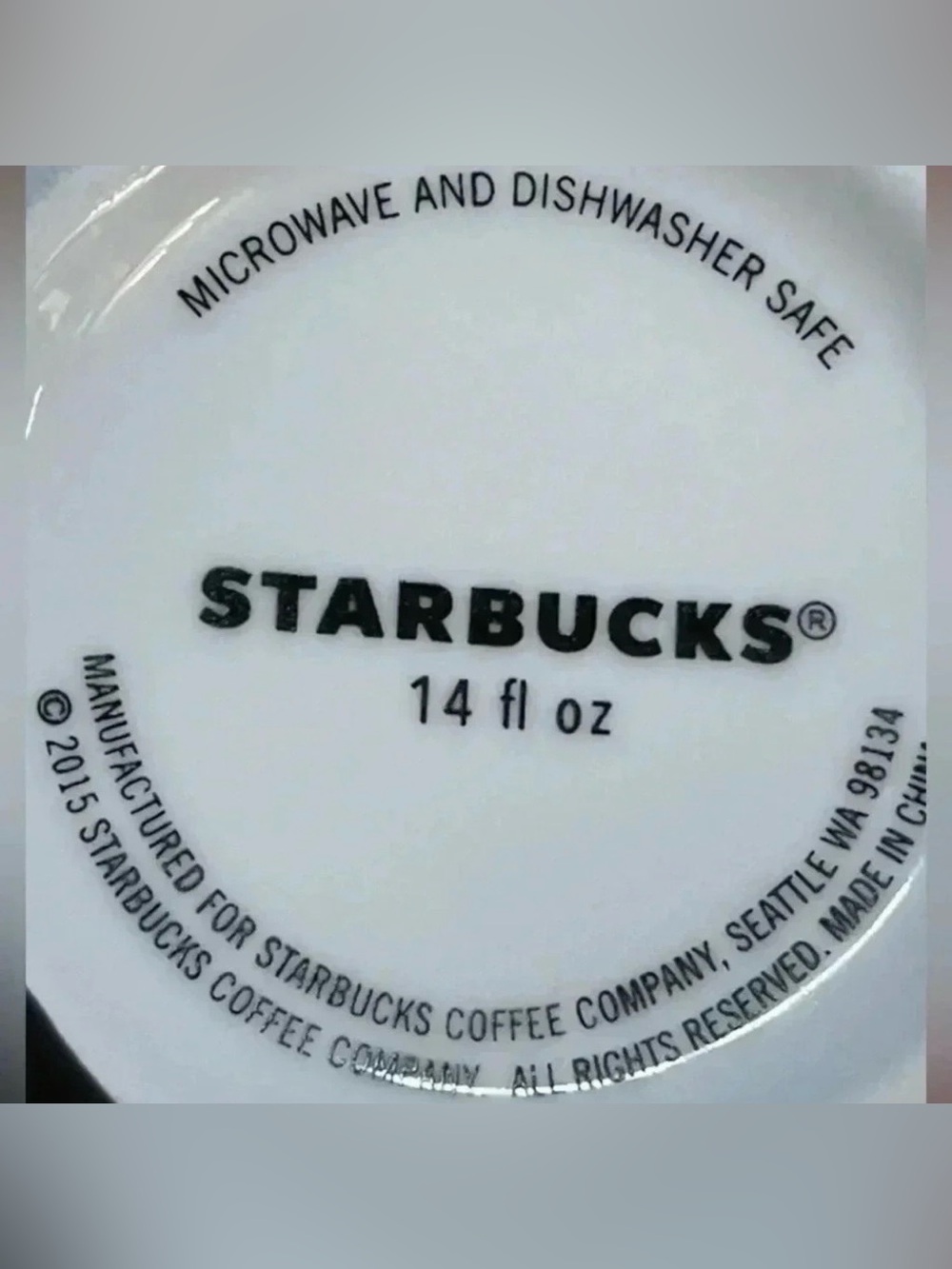 Starbucks 2015 Holiday Mug Coffee Tea Hot Chocolate Red Gold Ornaments - Picture 9 of 12